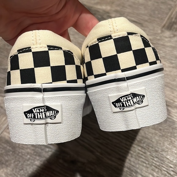 Vans Womens Classic Checkered slip on Stackform - Picture 7 of 7